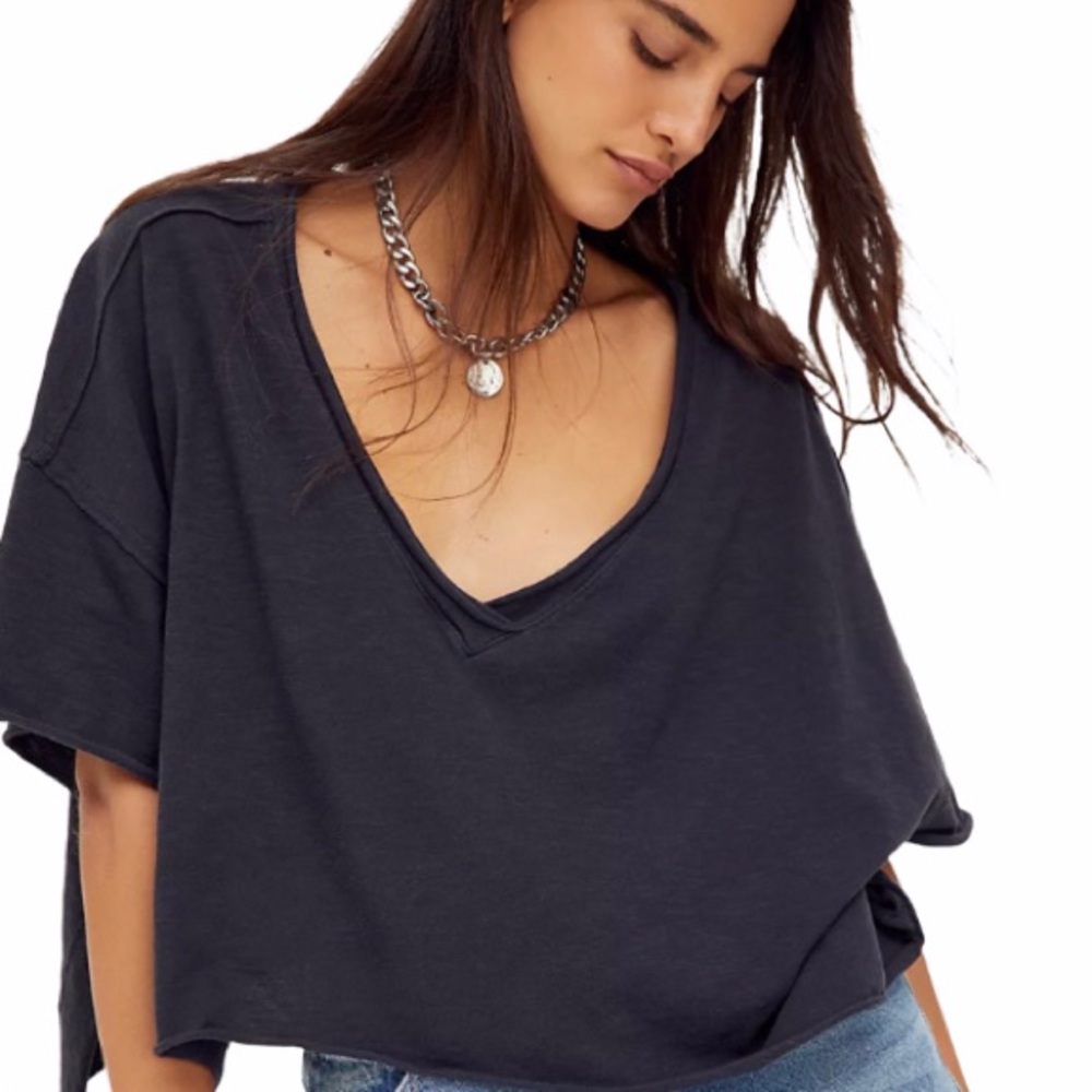 Free People Short sleeved tee shirt.